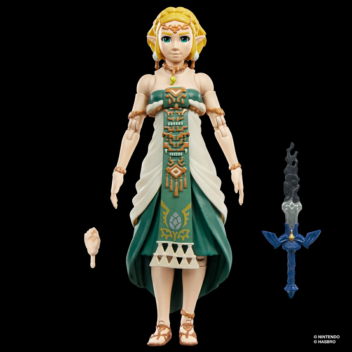 ハズブロ(Hasbro)ゼルダの伝説 ヒーローズ・オブ・ハイラル ゼルダ姫、『ゼルダの伝説 ティアーズ オブ ザ キングダム』プレミアム コレクション用 15cm アクションフィギュア G4516 正規品